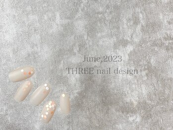 スリー(THREE)/June 2023/nail design