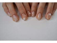 オブヘア ジユウガオカ(of HAIR jiyugaoka)/キラキラ×パールネイル