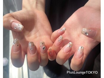 プルースラウンジ トウキョウ(Plus Lounge TOKYO)/マグネットグラデーションネイル