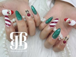 クリスマスネイル