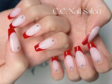 シーシーネイルサロン 池袋(C.C.Nail salon)/長さ出しフレンチ