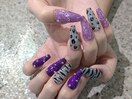 【スカルプ】ギャルネイル