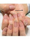 ラメフレンチnail