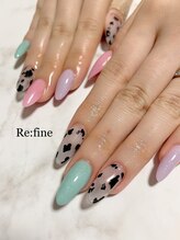 リファイン(Re:fine)/スカルプ4本アート付け放題