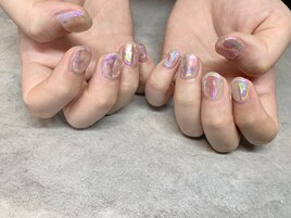うるうる氷ネイル