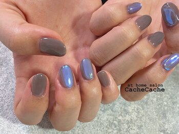 カシュカシュ(Cache Cache)/クールカジュアルうるうるネイル