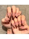 シースルーホリデーネイル