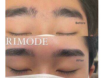 リモード(RI MODE)/10代メンズアイブロウWAXお客様
