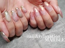 ネイルアンドリラクゼーション マーブル(MARBLE)/ニュアンスネイル￥7,700