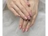 〈ジュニアネイリスト〉【HAND】ワンカラー/ラメグラ ¥2,800