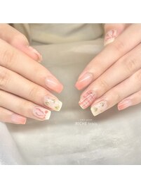 秋っぽ手描きチェック♪