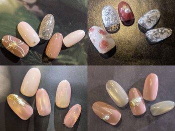 ムーア 宮崎店(mooa)の写真/【4月スプリングネイル】¥5,500/カラー変更・春の新色/詳細はフォトギャラリーへ