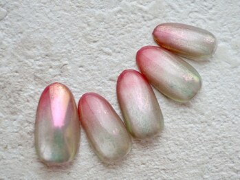 水あめオーロラグラデーション