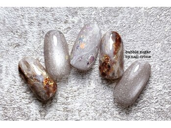バブル シュガー バイ ネイルクローネ(bubble sugar by.nail crone)/ニュアンス×マグクーポン♪