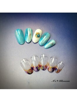ネイルサロンアンドスクールエムズブロッサム(Nailsalon & school M's Blossom)/７月定額制ジェルコース