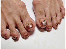 クッカ(kukka)/秋のフットネイル