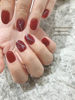 プライベート ネイルサロン マーマ(murmur)/大理石ネイル