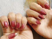 キキネイル 二子玉川(kikinail)/マーブルガラスフレンチ