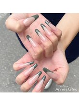 キュアバイアニーアンドジーノ(Qa by Annie&Gino)/ロングスカルプネイル