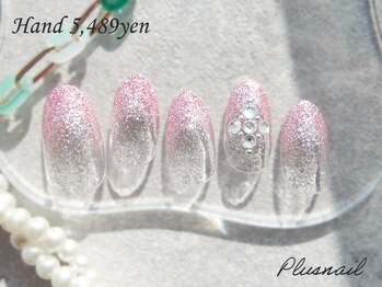 プラスネイル 北千住東口店(PLUS NAIL)/【2666】定額5,489円キラキラ