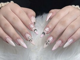 フレンチ、リボン、シンプル