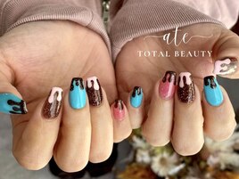 ポップチョコレートネイル