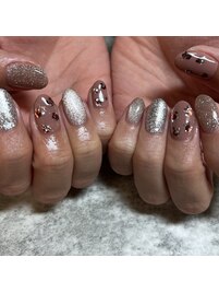 ホログラム×ラメ