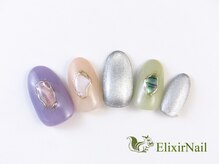 エリクサーネイル 五反田(Elixir Nail)/定額a シンプル／クーポン使用