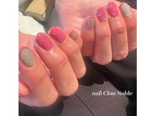 ネイルクルーノーヴル(nail Clou Noble)/フレンチ×マグネット