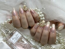 アンジュ(Ange)/【Miyu】キラキラホロネイル