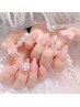 ケア付☆ジェル90分【パーツ・アート４本付け放題】【8500円→7700円コース】