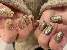 ジュイール ネイル 千葉店(Jouir nail)/キラキラ非対称