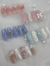 初回オフ無料【定額ネイル¥8500】個性的なデザインや流行を先取り☆