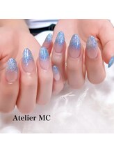 アトリエ エムシー 新富町(Atelier MC)/チップ長さ出しラメグラ