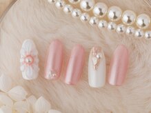 サロン ドゥ ル シエル(salon de Le ciel)/ぷっくりお花nail