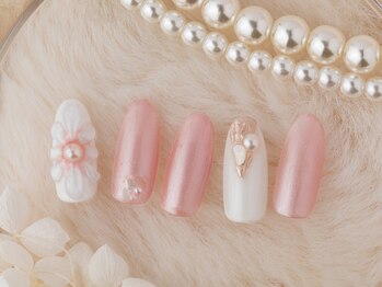 ぷっくりお花nail