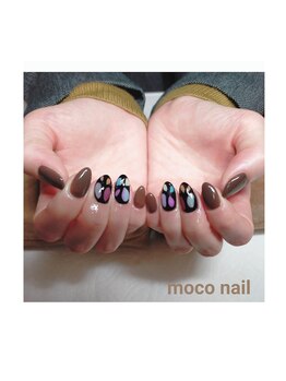 モコネイル(moco nail)/☆ワンカラー2本アート☆