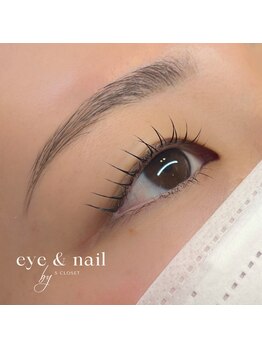 アイアンドネイルバイエスクローゼット(eye&nail by S CLOSET)/まつげパーマ+眉ワックス