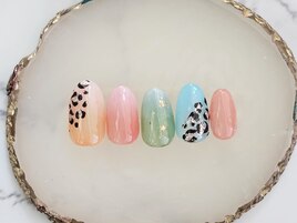 レオパード柄ネイル