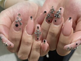 バンクリパーツ×ピンクベージュ