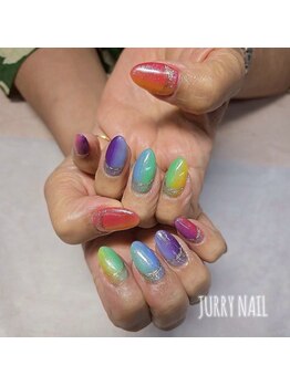 ジュリーネイル 所沢店/レインボーネイル
