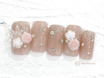 ネイルメゾン 池袋店(NAIL MAISON)/ちゅるちゅるフラワー¥6980