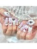 【再来】長さ出し10本アート&パーツやり放題￥13500 ！