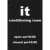 コンディショニングルーム it(Conditioning room it)のお店ロゴ