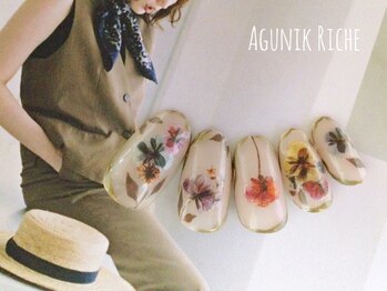 アグニークリッシェ(Agunik Riche)/【フラワーネイル】