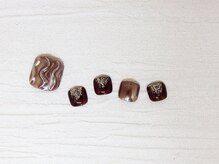 ティーエヌ 名古屋矢場町店/フット　デザインネイル￥6980