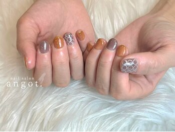 アンガット(angot.)/ミナペルホネン柄アートネイル