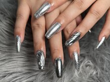 ザ フォーシックスフォー(THE 464)/アプレ長さ出し/ミラーネイル