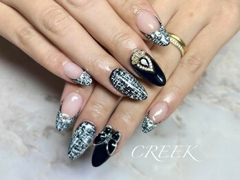 クリーク(CREEK)/ツイードビジューフラッシュ