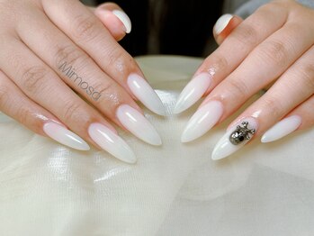 ミモザ 吉祥寺(Mimosa)/チップ長さ出ワンカラーシンプル